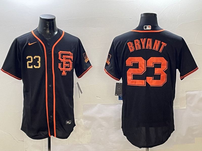Men San Francisco Giants #23 Bryant Black Elite 2025 Nike MLB Jersey style 1->san francisco giants->MLB Jersey